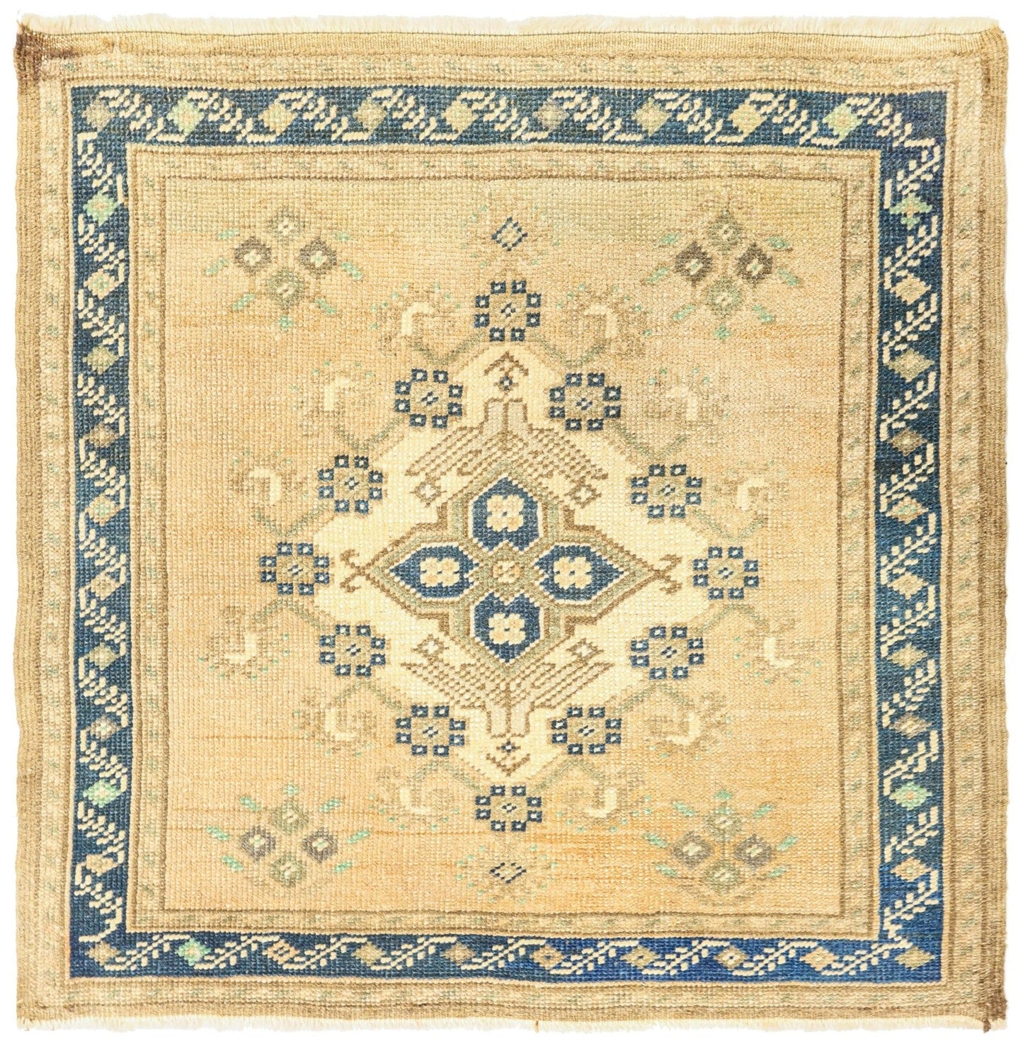 Vintage Yastik Handwoven Tribal Rug