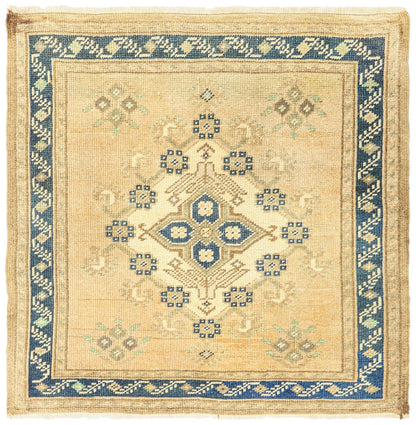 Vintage Yastik Handwoven Tribal Rug
