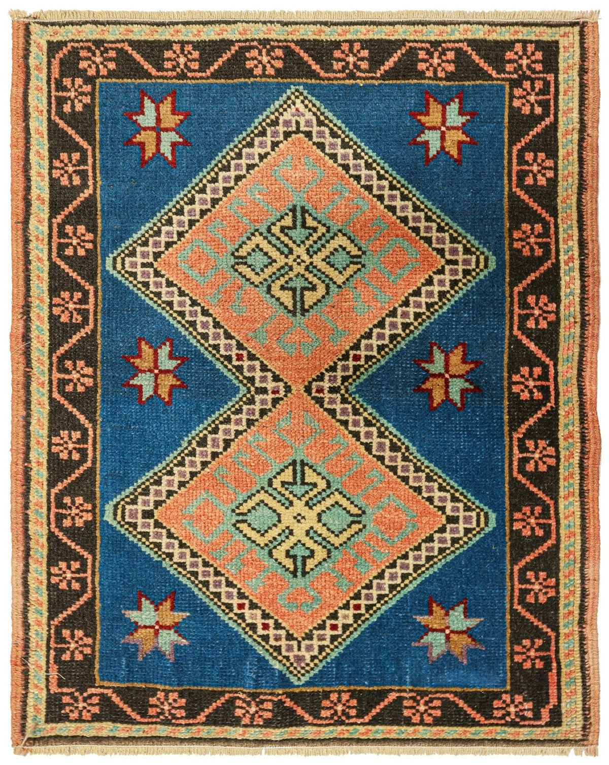 Vintage Yastik Handwoven Tribal Rug