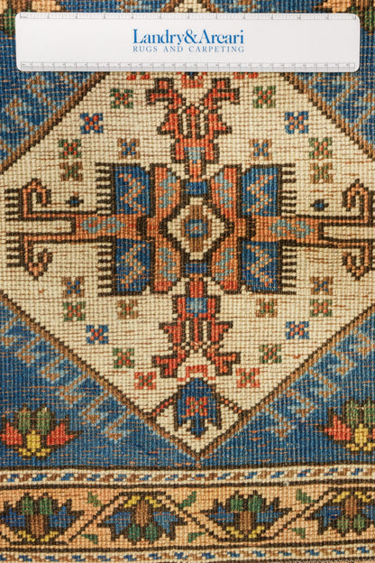 Vintage Yastik Handwoven Tribal Rug, J79344