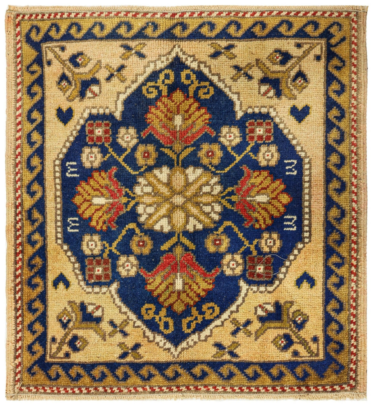 Vintage Yastik Handwoven Tribal Rug