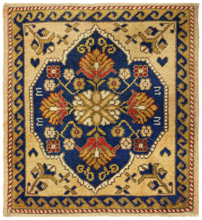 Vintage Yastik Handwoven Tribal Rug