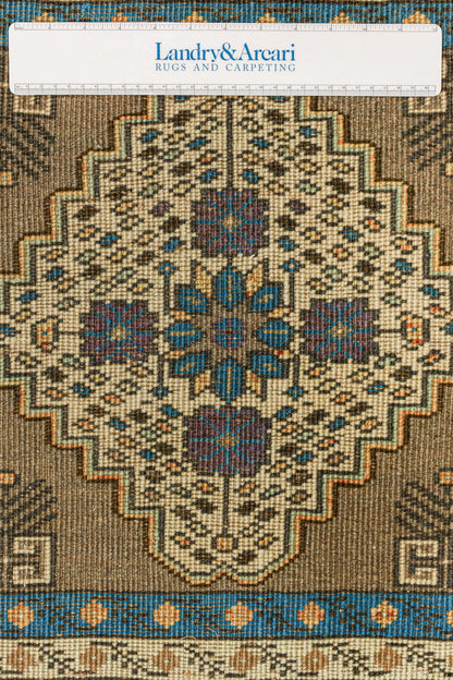 Vintage Yastik Handwoven Tribal Rug, J79348
