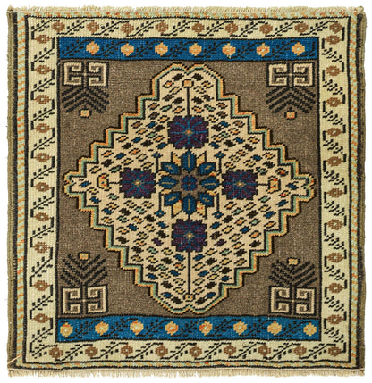 Vintage Yastik Handwoven Tribal Rug