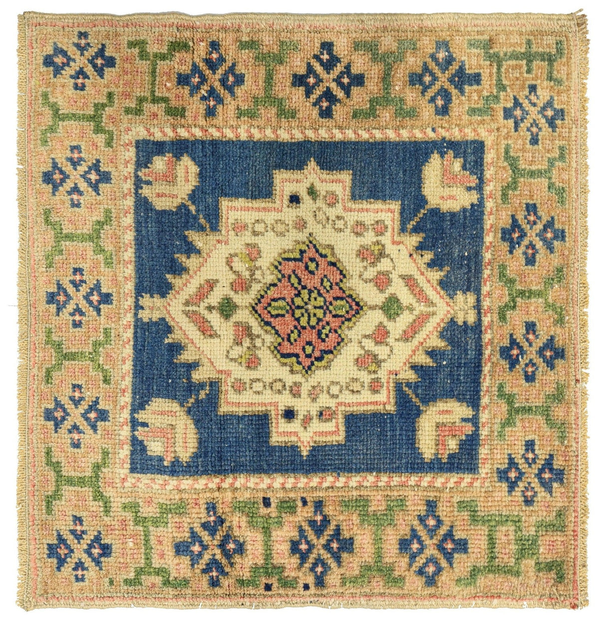 Vintage Yastik Handwoven Tribal Rug