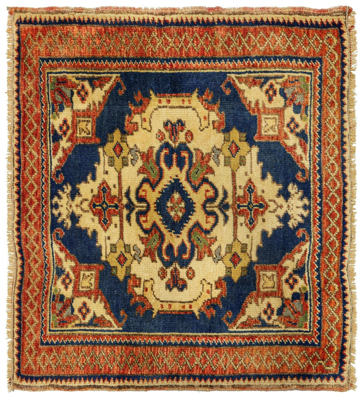 Vintage Yastik Handwoven Tribal Rug