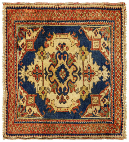 Vintage Yastik Handwoven Tribal Rug