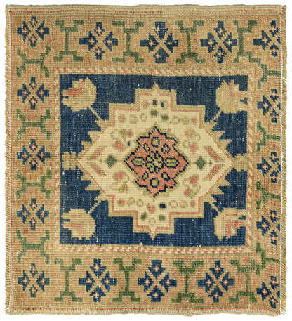 Vintage Yastik Handwoven Tribal Rug