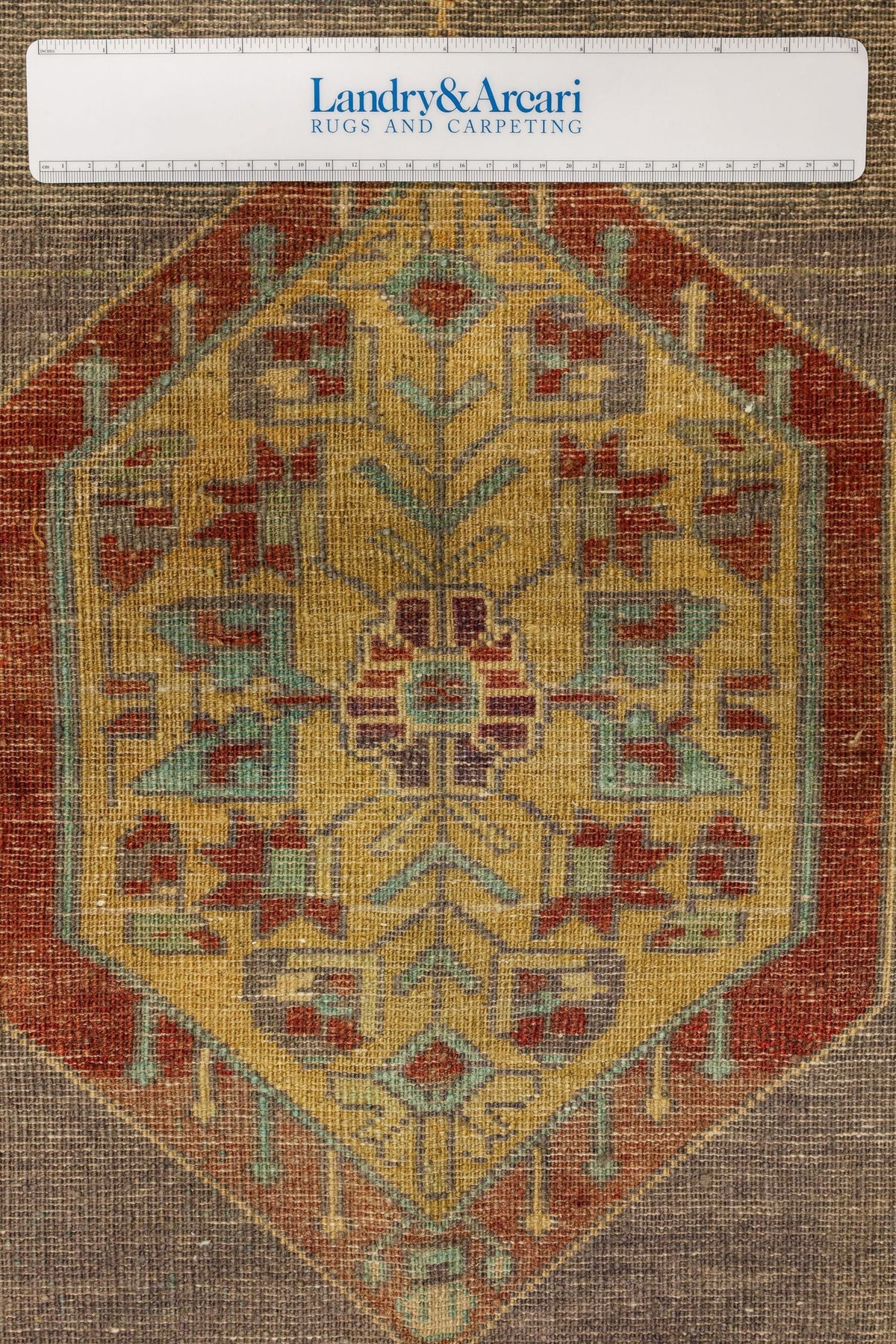 Vintage Yastik Handwoven Tribal Rug, J79362