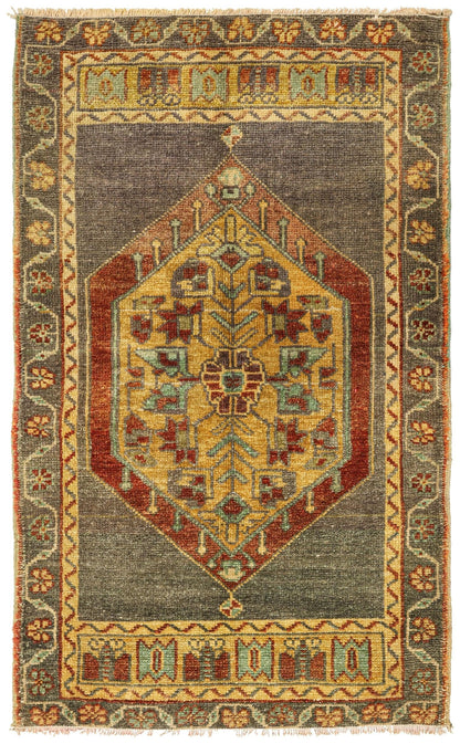 Vintage Yastik Handwoven Tribal Rug