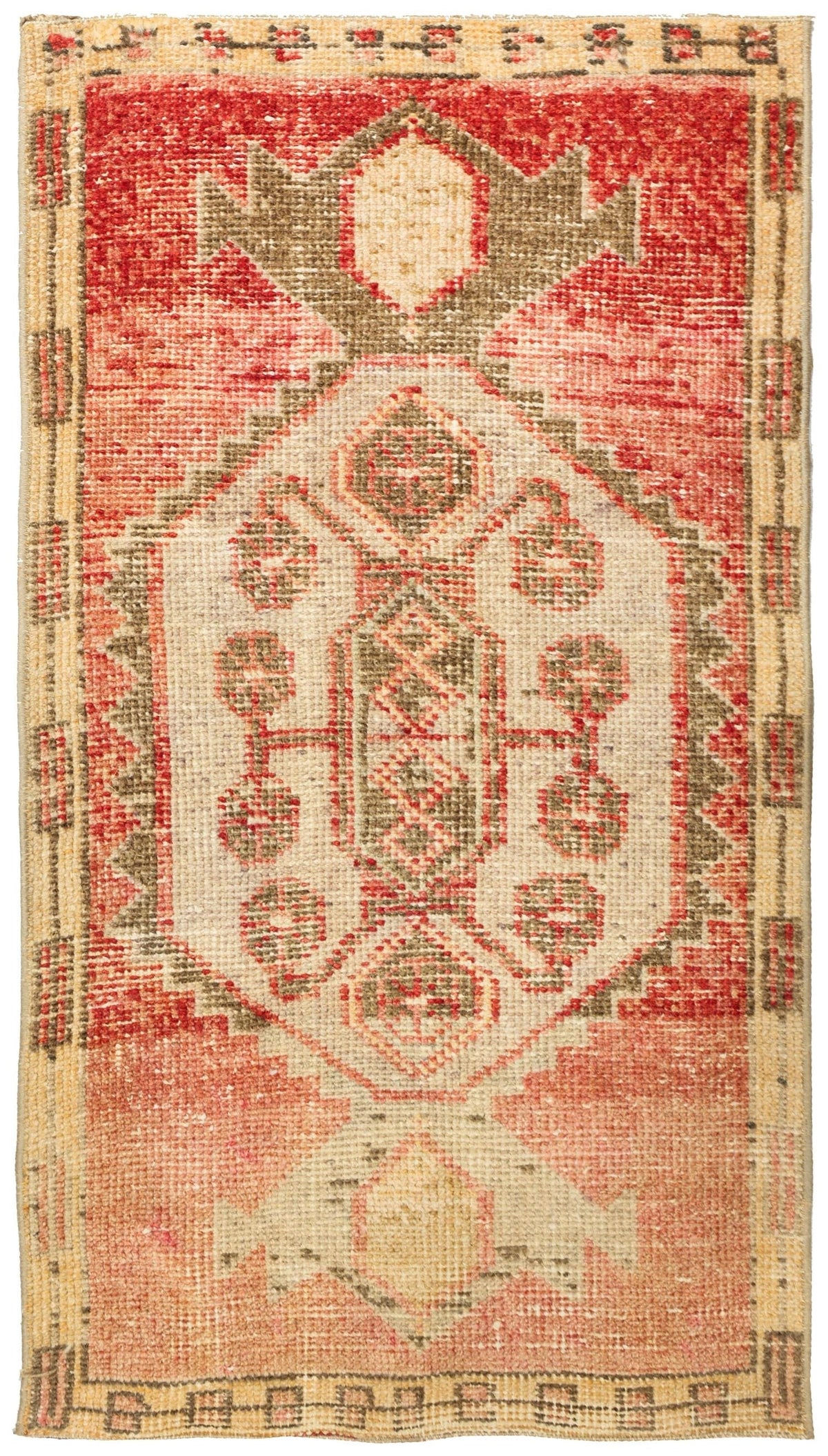 Vintage Yastik Handwoven Tribal Rug
