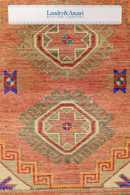 Vintage Yastik Handwoven Tribal Rug, J79370