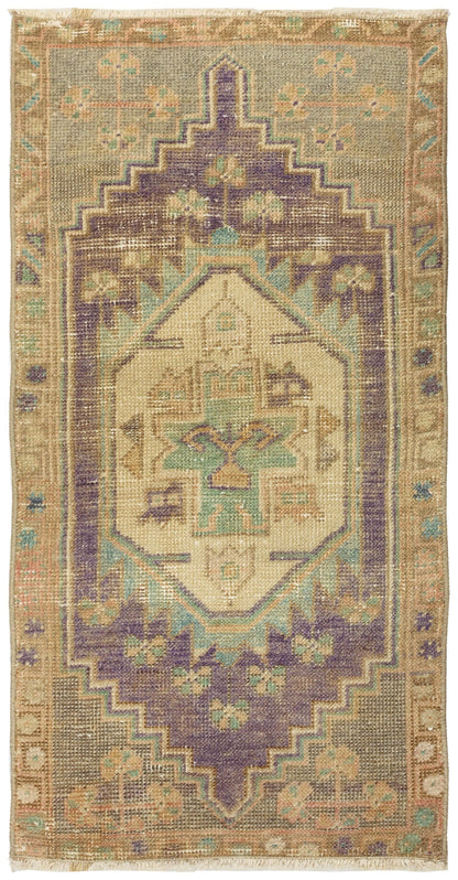 Vintage Yastik Handwoven Tribal Rug