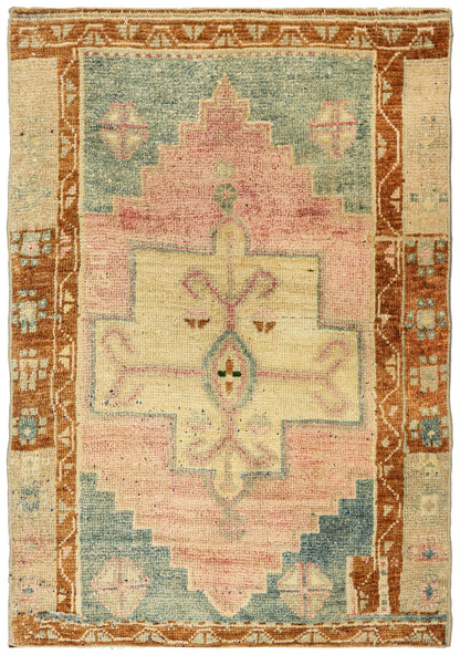 Vintage Yastik Handwoven Tribal Rug