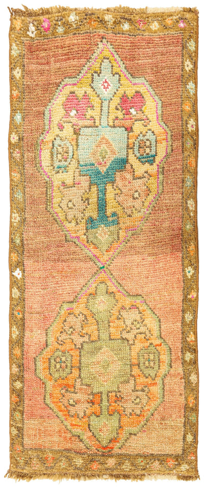Vintage Yastik Handwoven Tribal Rug