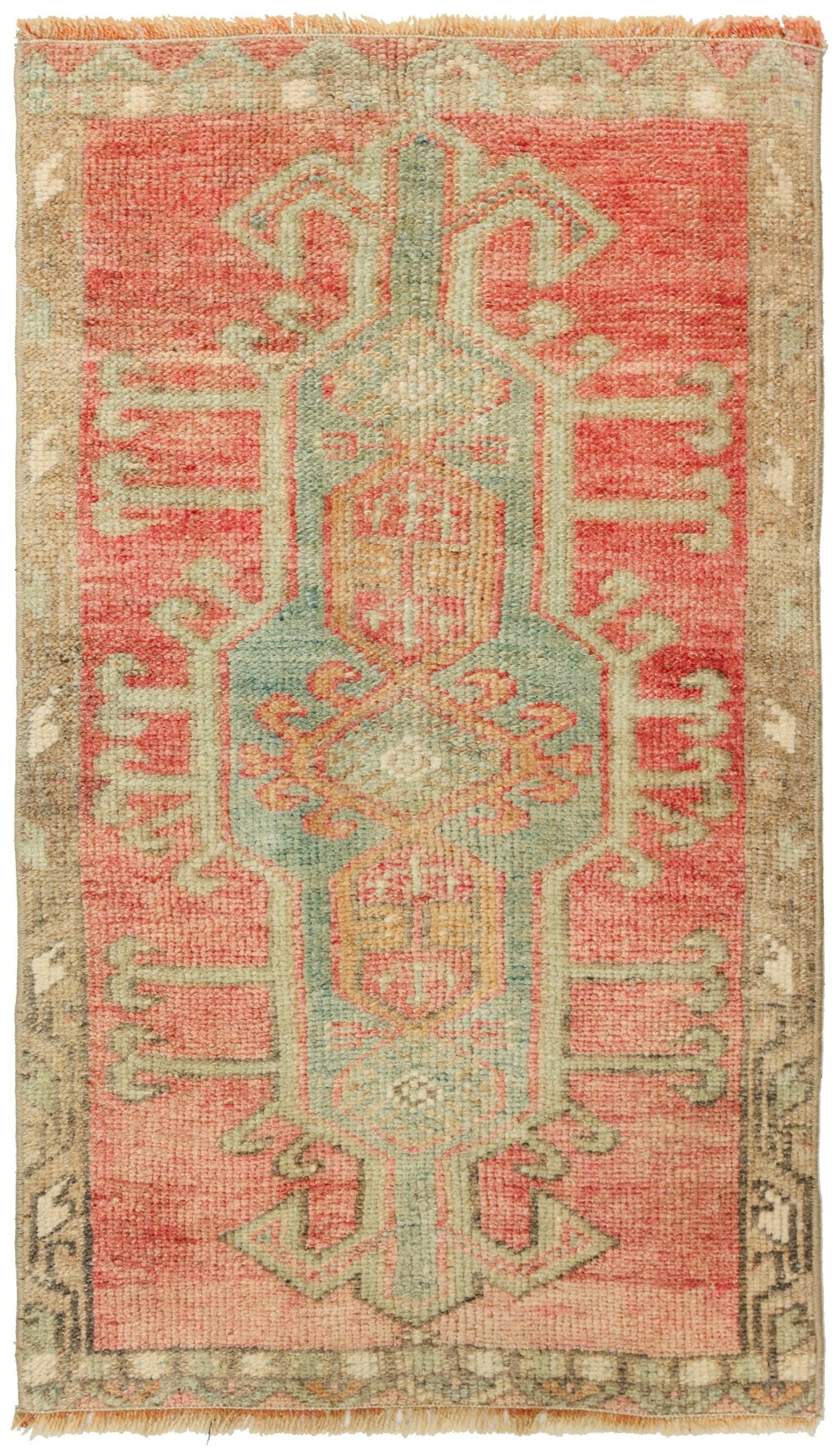Vintage Yastik Handwoven Tribal Rug