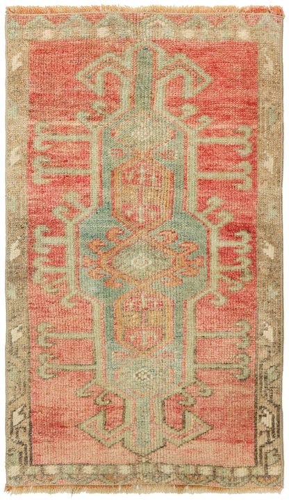 Vintage Yastik Handwoven Tribal Rug