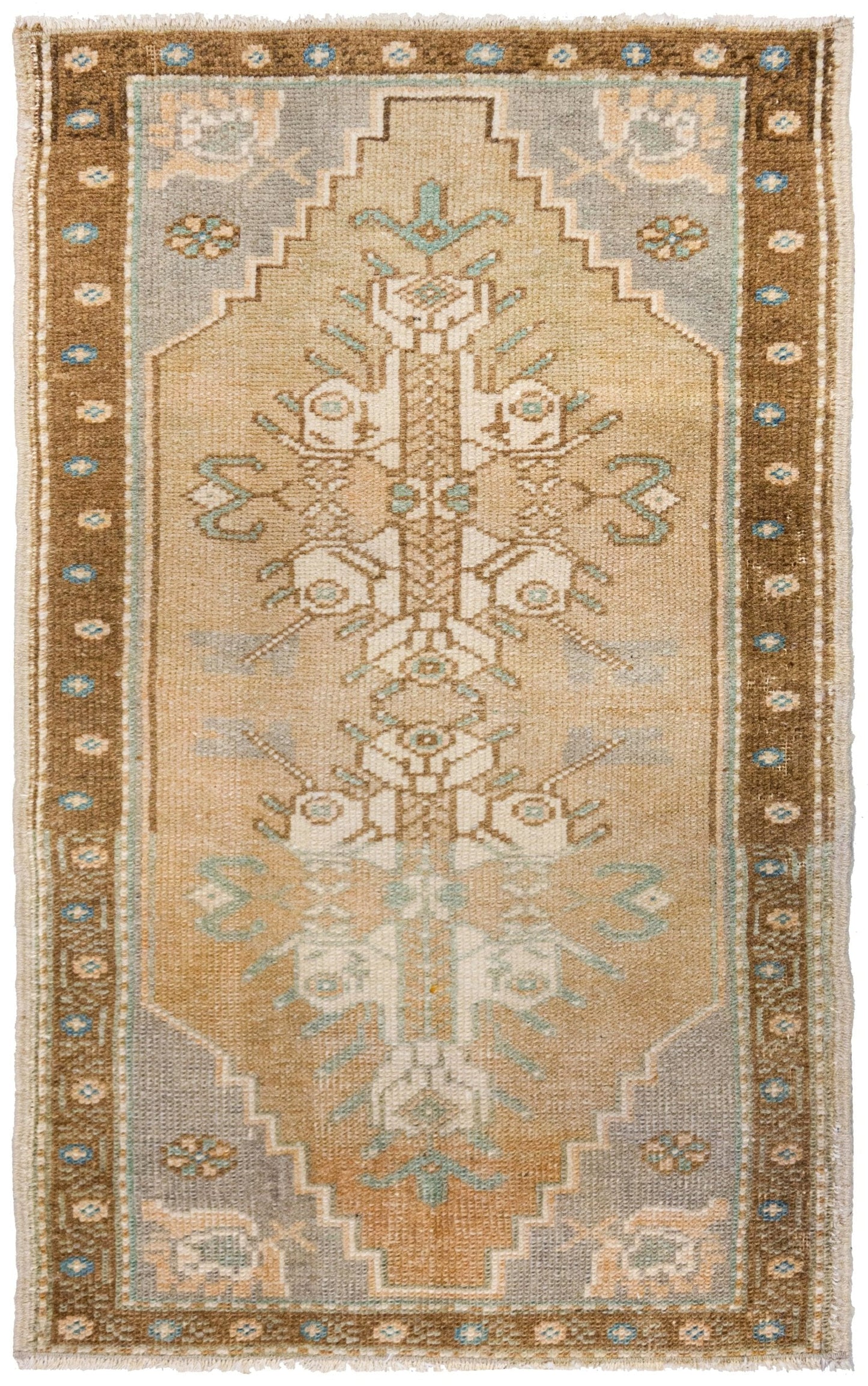 Vintage Yastik Handwoven Tribal Rug