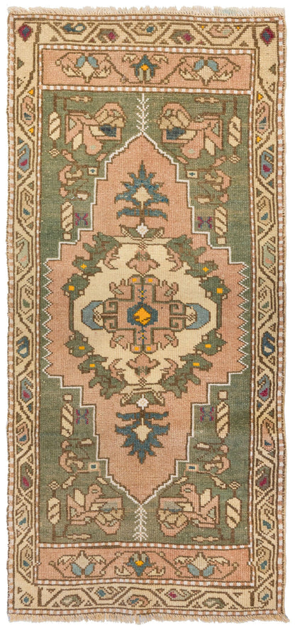 Vintage Yastik Handwoven Tribal Rug