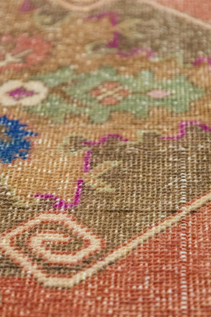 Vintage Yastik Handwoven Tribal Rug, J87249