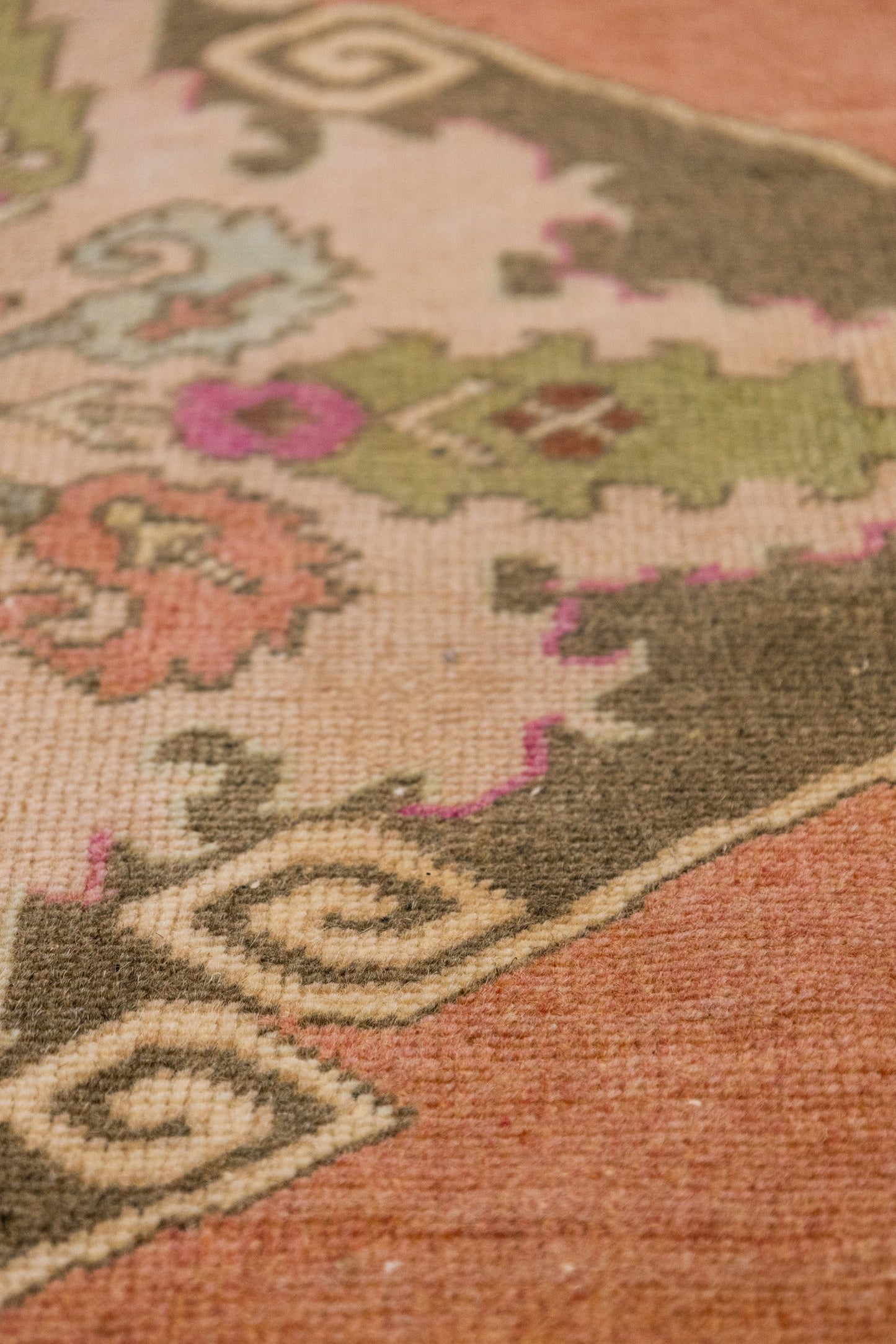 Vintage Yastik Handwoven Tribal Rug, J87250