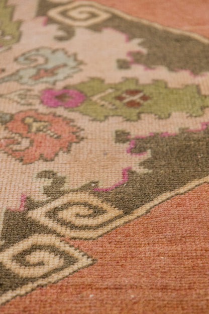 Vintage Yastik Handwoven Tribal Rug, J87250