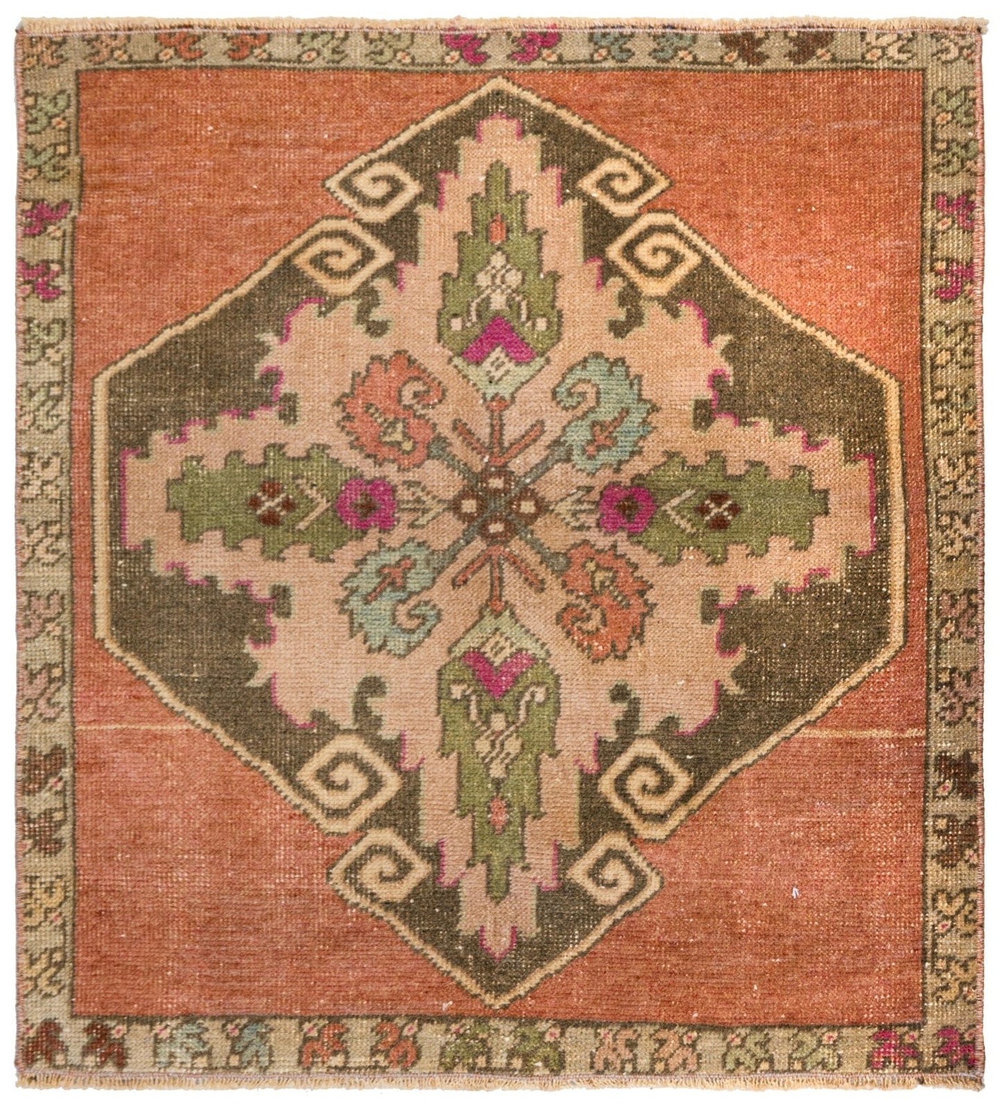 Vintage Yastik Handwoven Tribal Rug