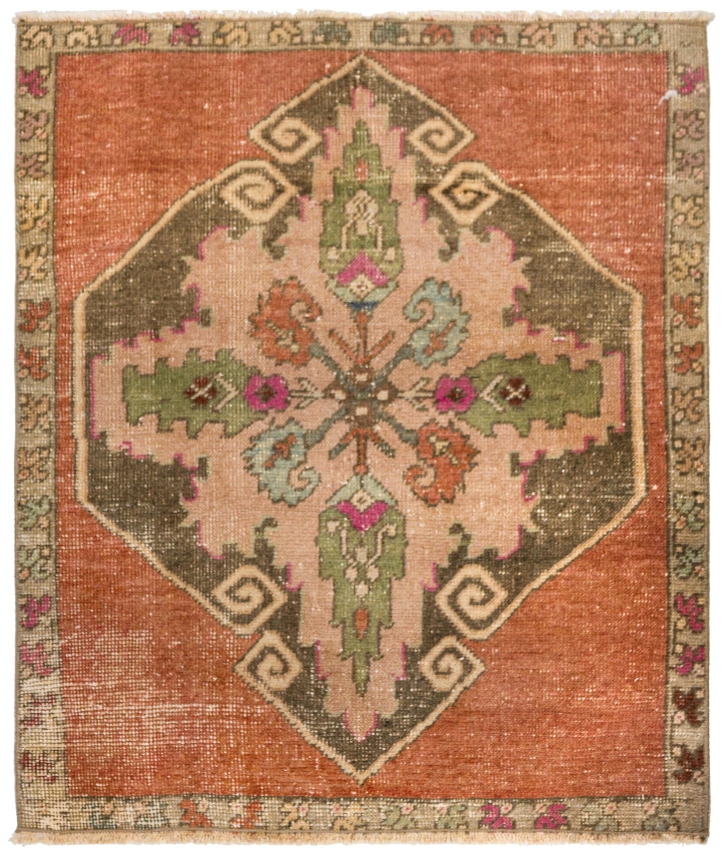 Vintage Yastik Handwoven Tribal Rug