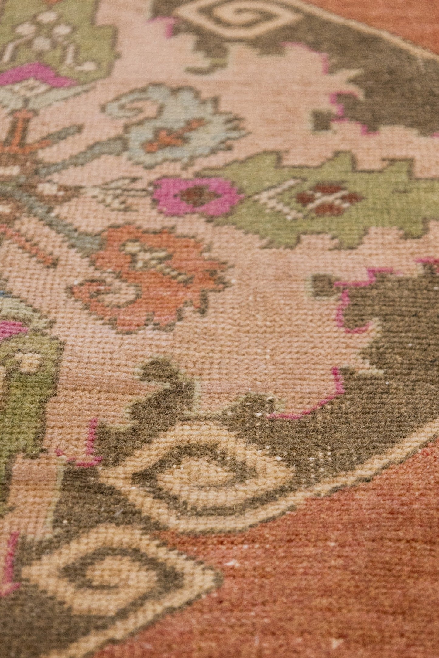 Vintage Yastik Handwoven Tribal Rug, J87257