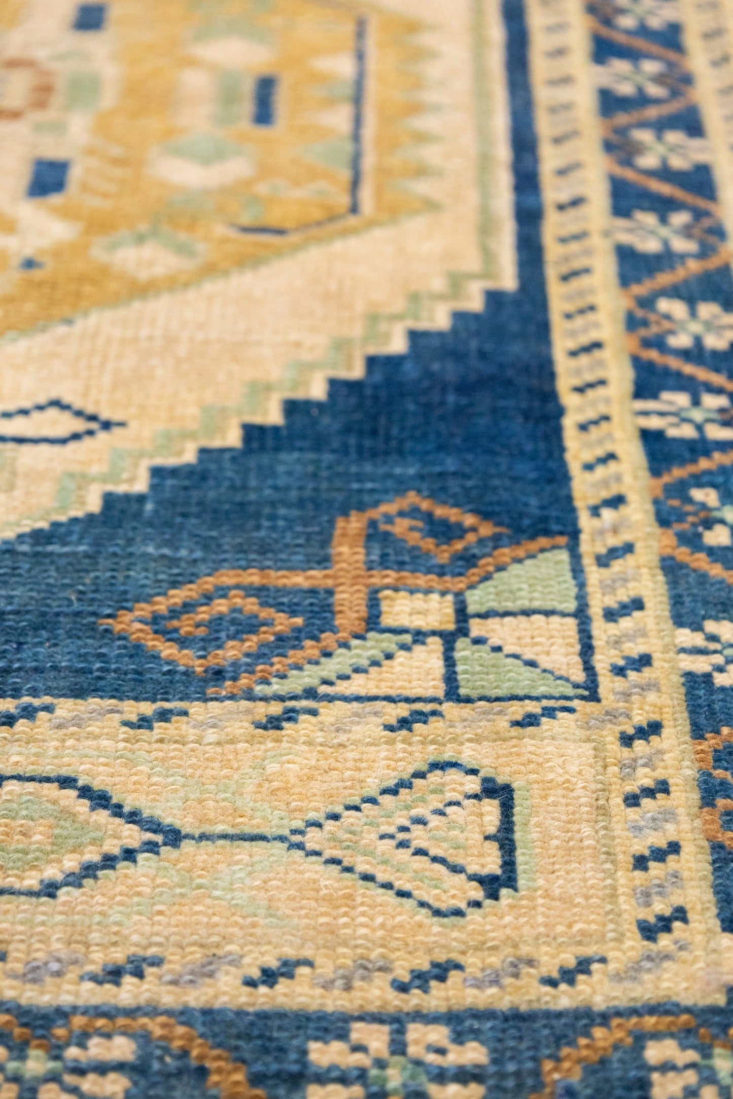 Vintage Yastik Handwoven Tribal Rug, J87259