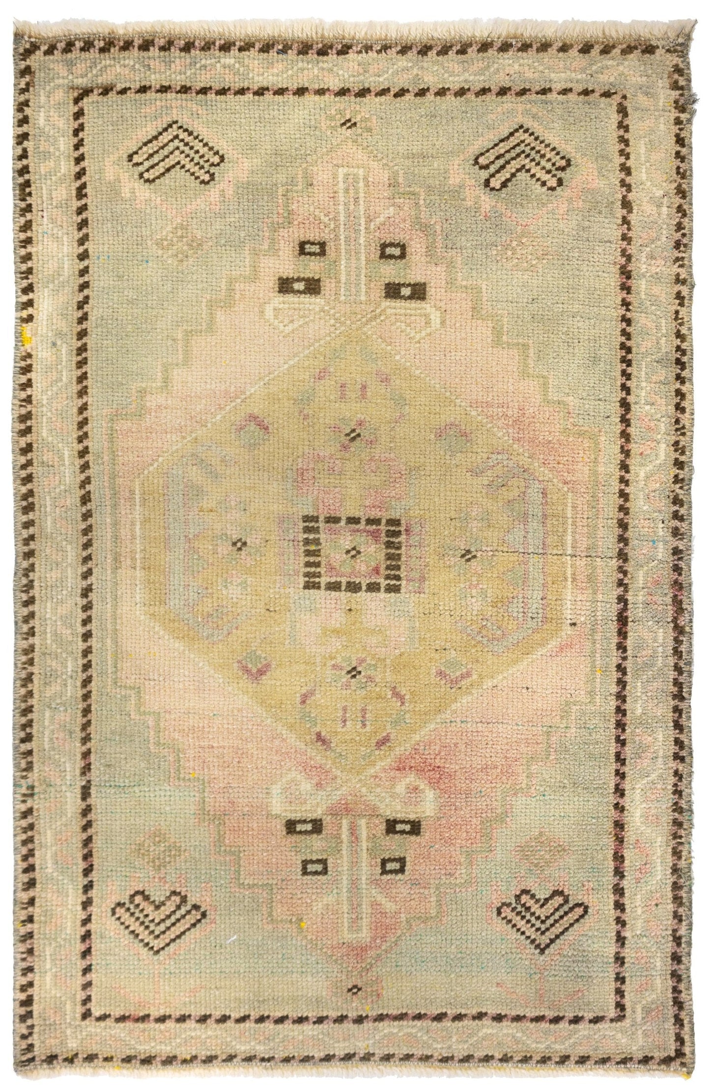 Vintage Yastik Handwoven Tribal Rug