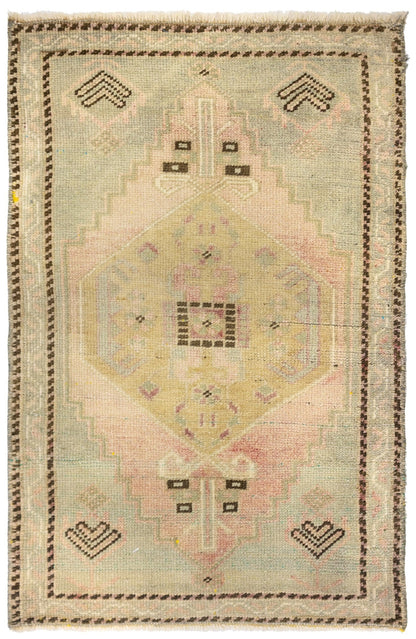 Vintage Yastik Handwoven Tribal Rug