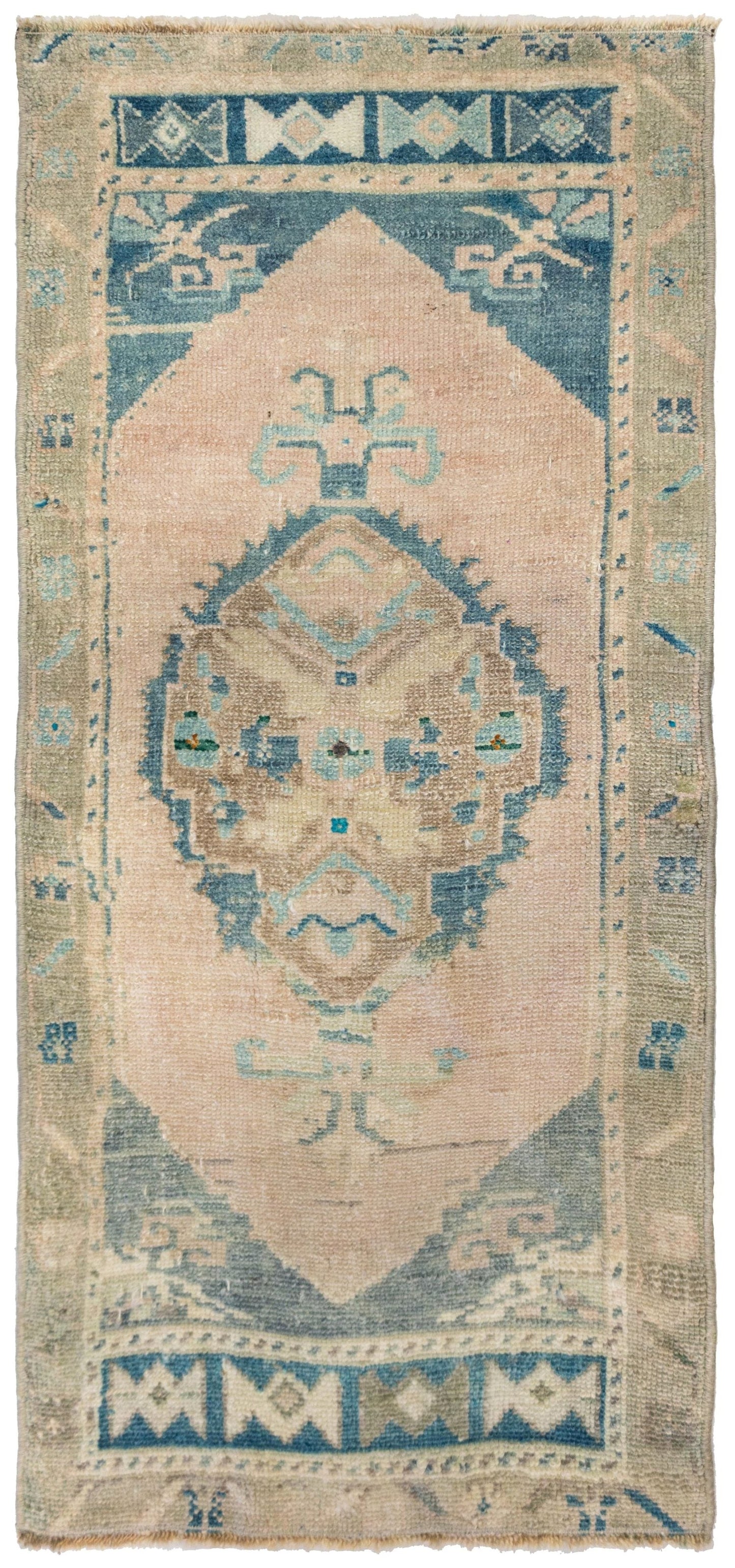 Vintage Yastik Handwoven Tribal Rug