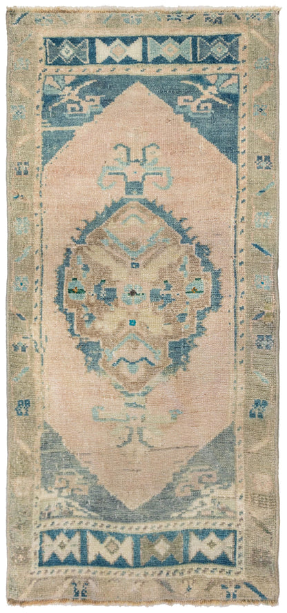 Vintage Yastik Handwoven Tribal Rug