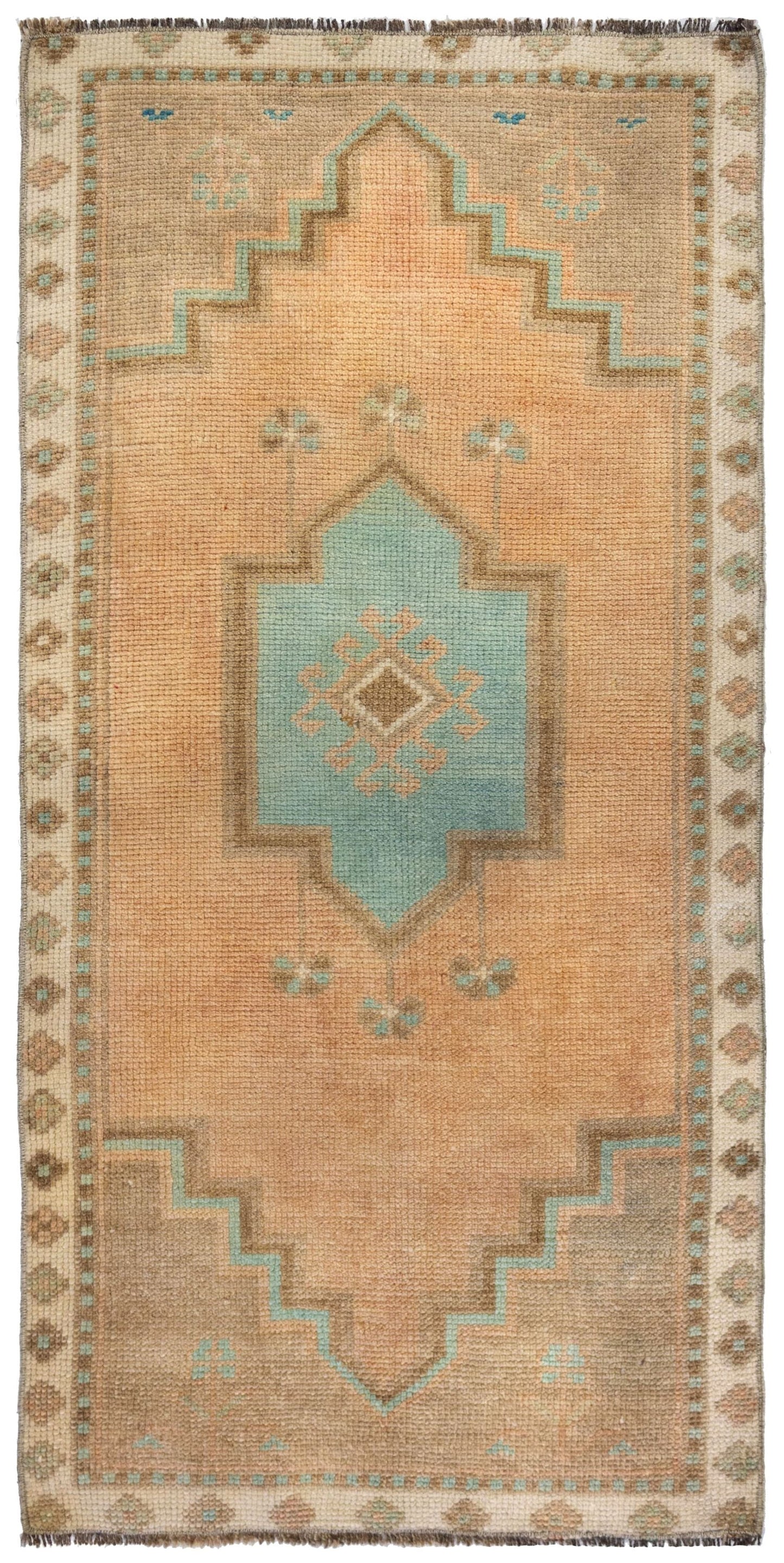 Vintage Yastik Handwoven Tribal Rug
