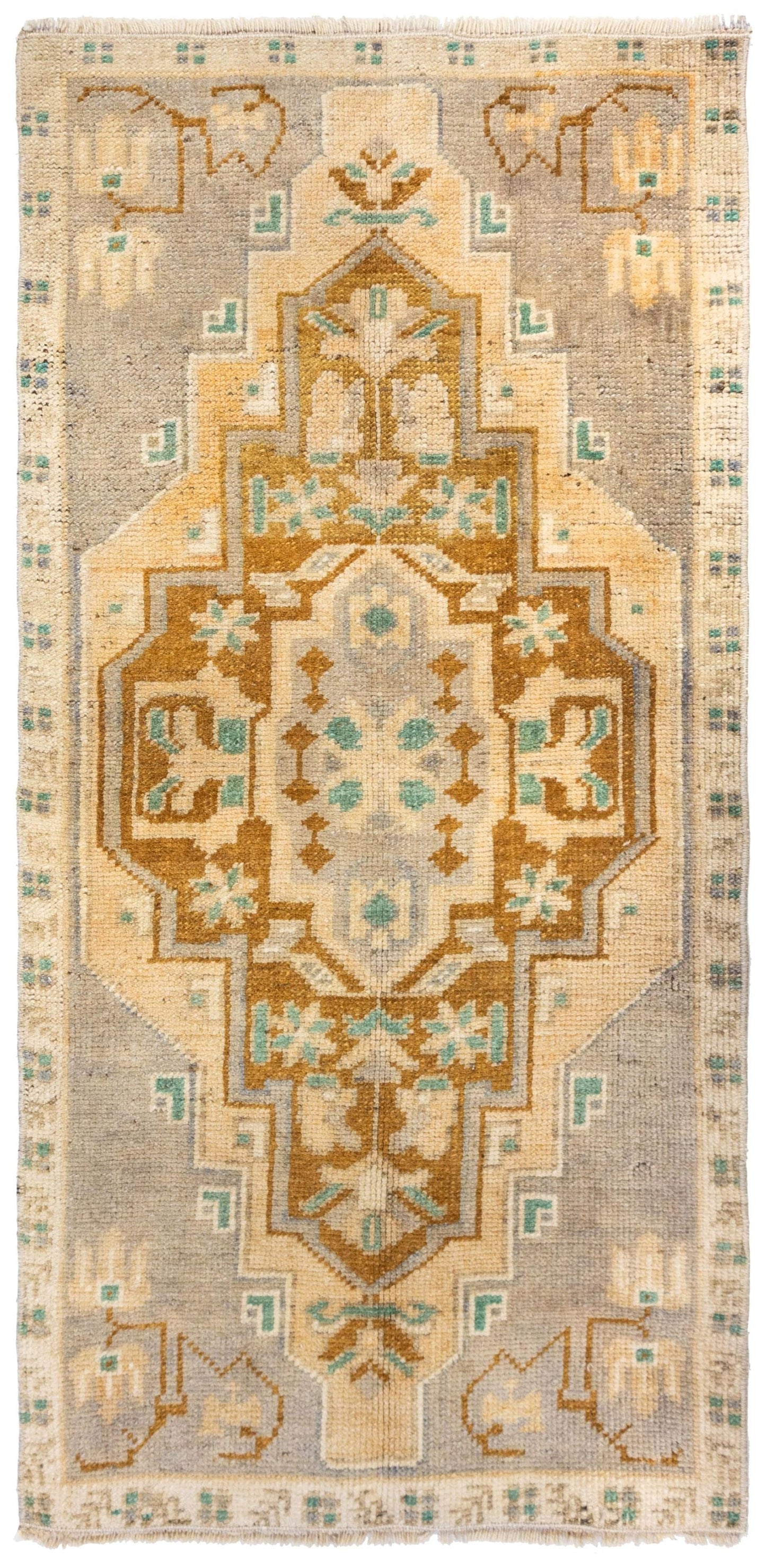 Vintage Yastik Handwoven Tribal Rug