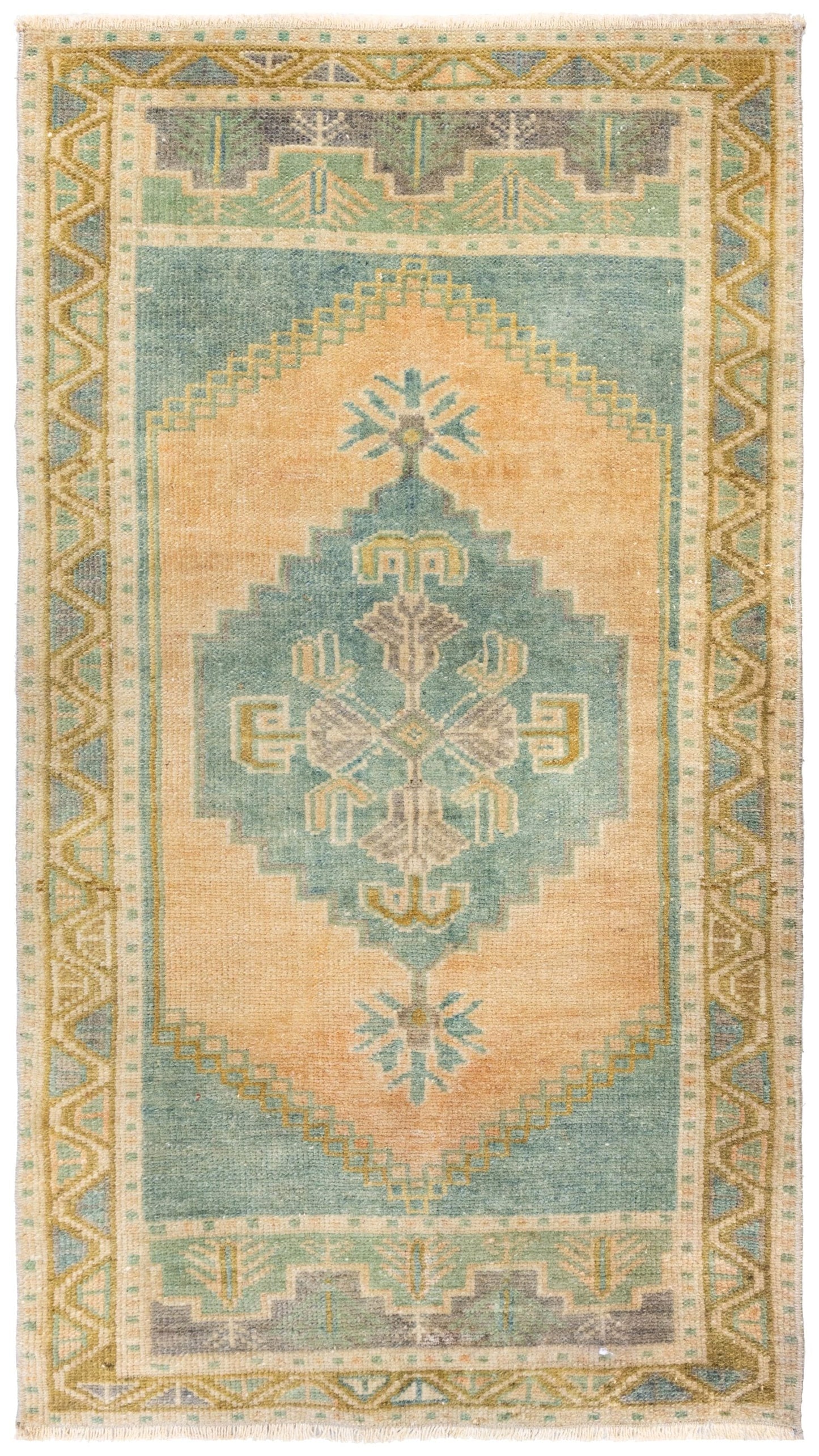 Vintage Yastik Handwoven Tribal Rug