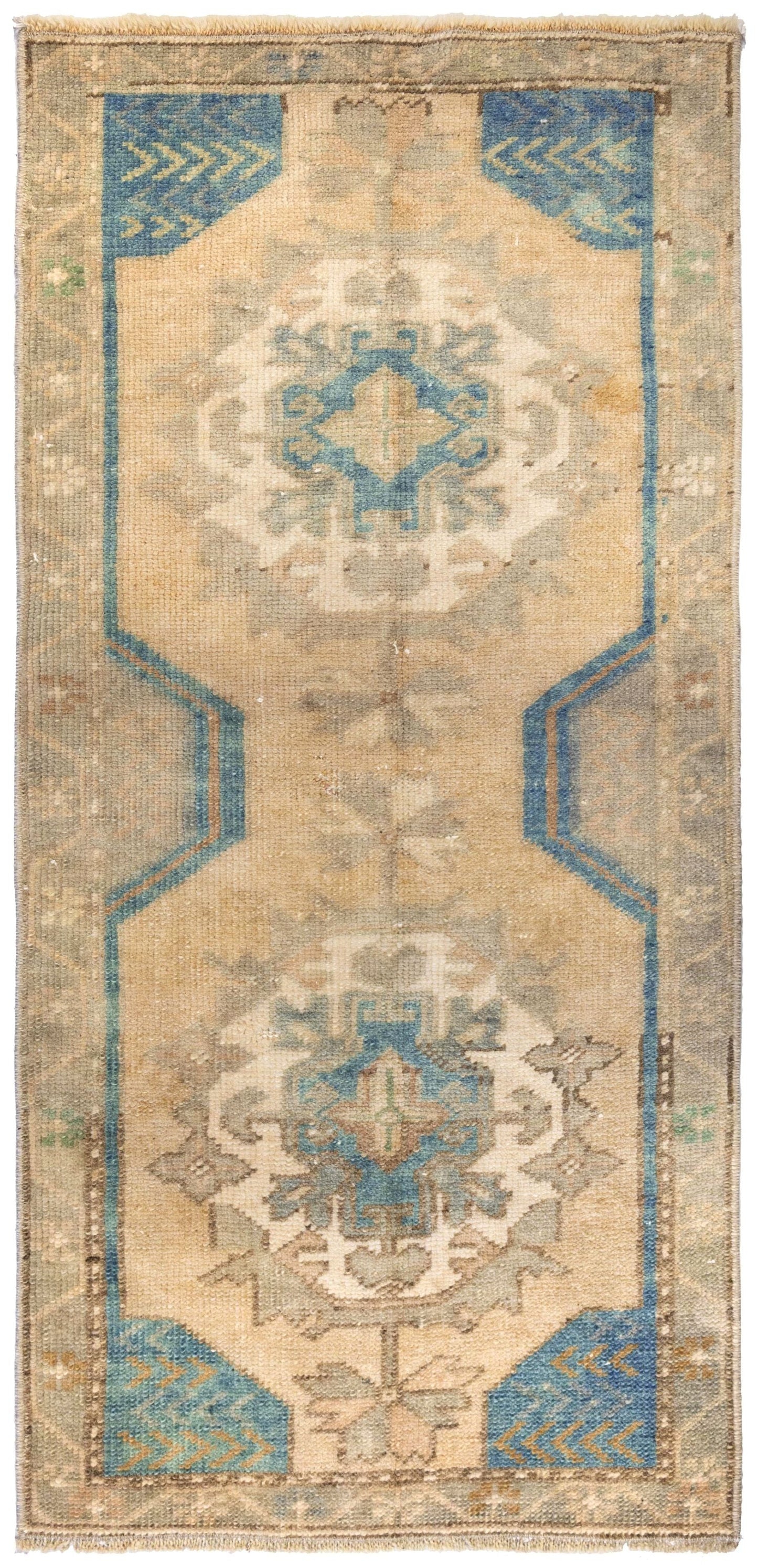 Vintage Yastik Handwoven Tribal Rug