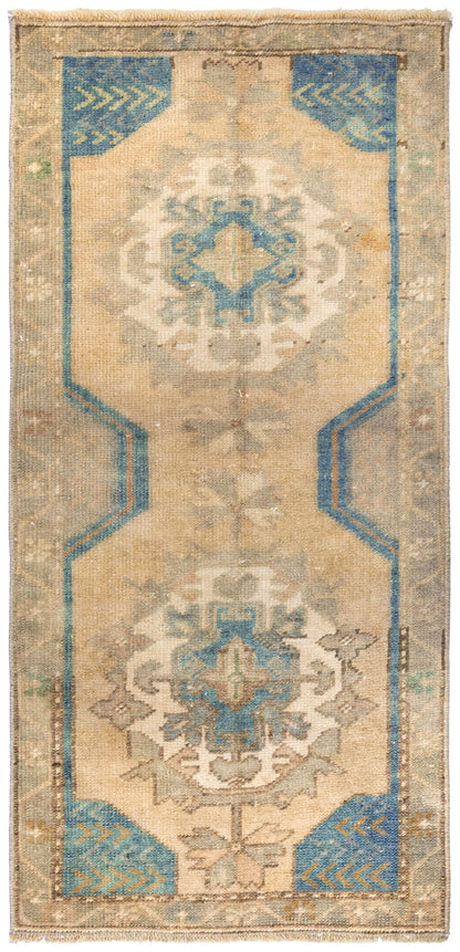 Vintage Yastik Handwoven Tribal Rug