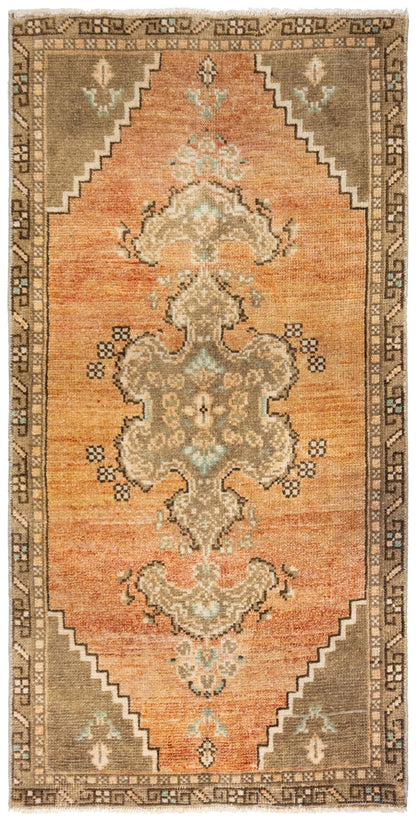 Vintage Yastik Handwoven Tribal Rug