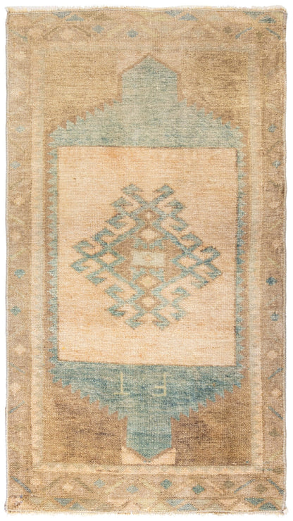 Vintage Yastik Handwoven Tribal Rug