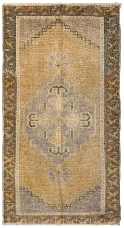 Vintage Yastik Handwoven Tribal Rug