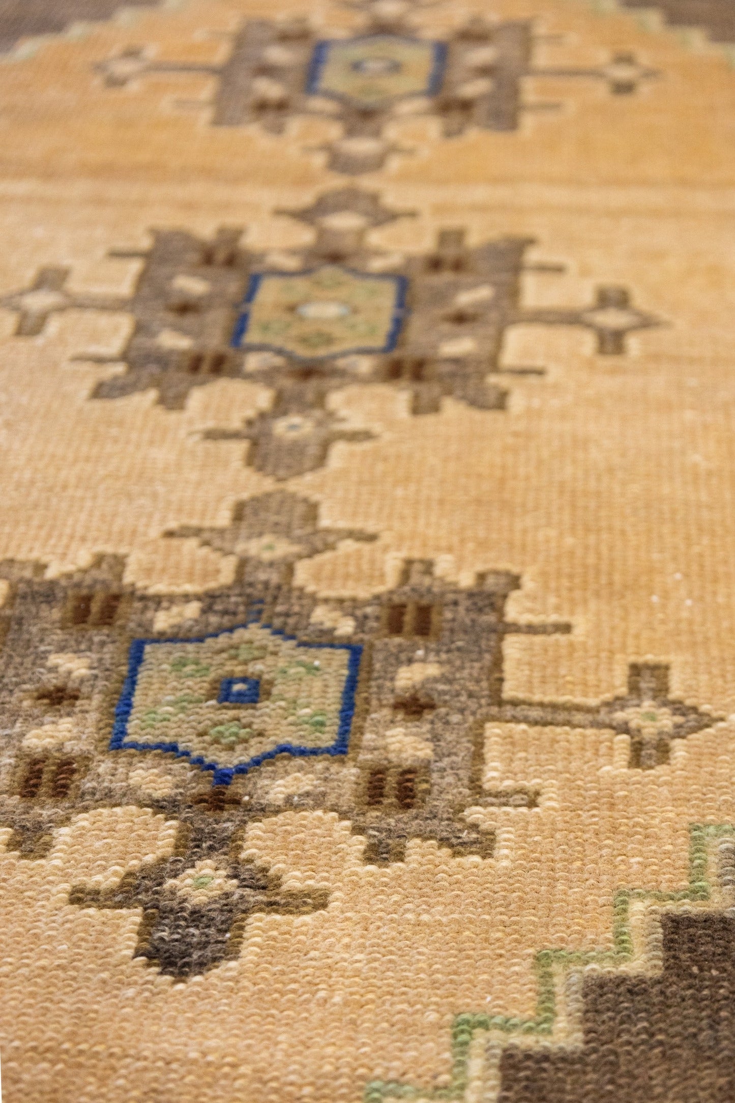 Vintage Yastik Handwoven Tribal Rug, J87271