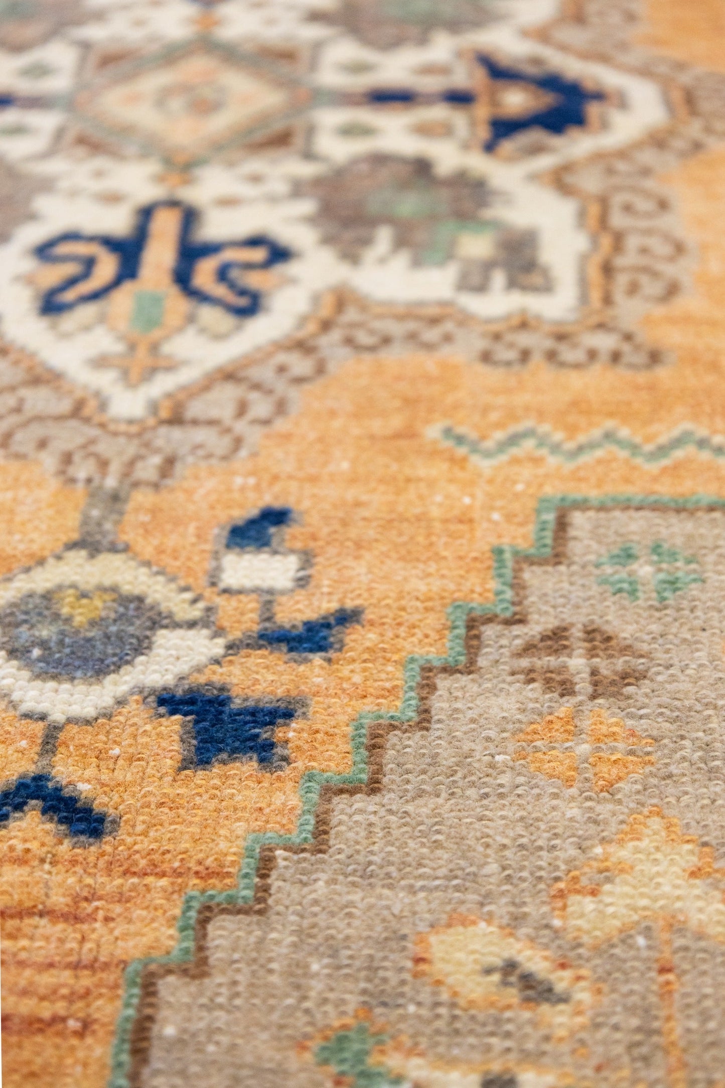 Vintage Yastik Handwoven Tribal Rug, J87272
