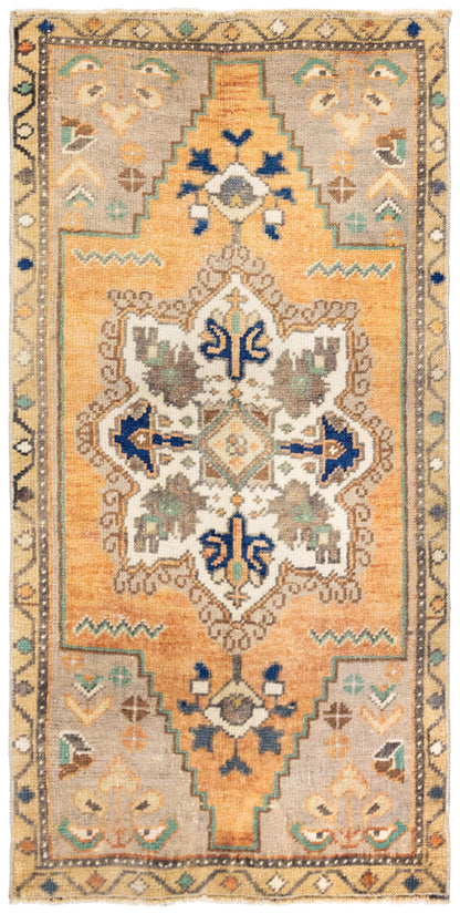 Vintage Yastik Handwoven Tribal Rug