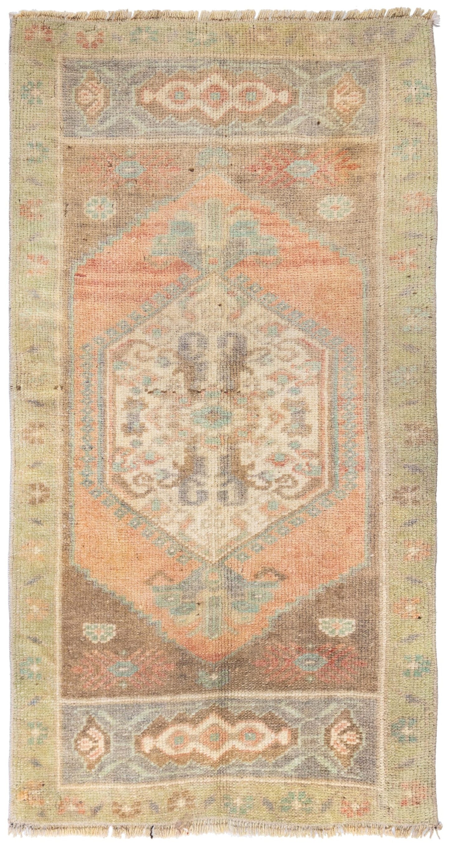 Vintage Yastik Handwoven Tribal Rug