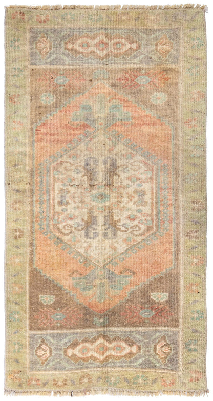 Vintage Yastik Handwoven Tribal Rug