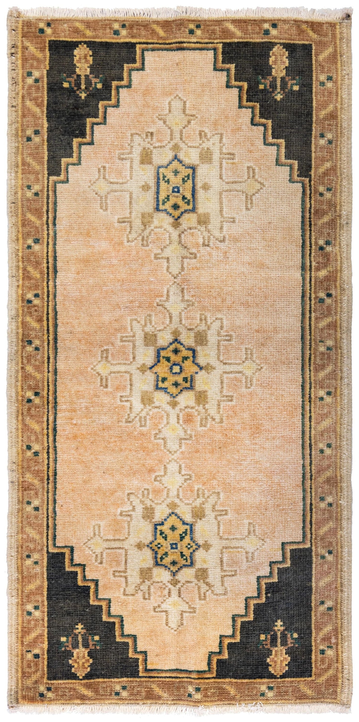 Vintage Yastik Handwoven Tribal Rug