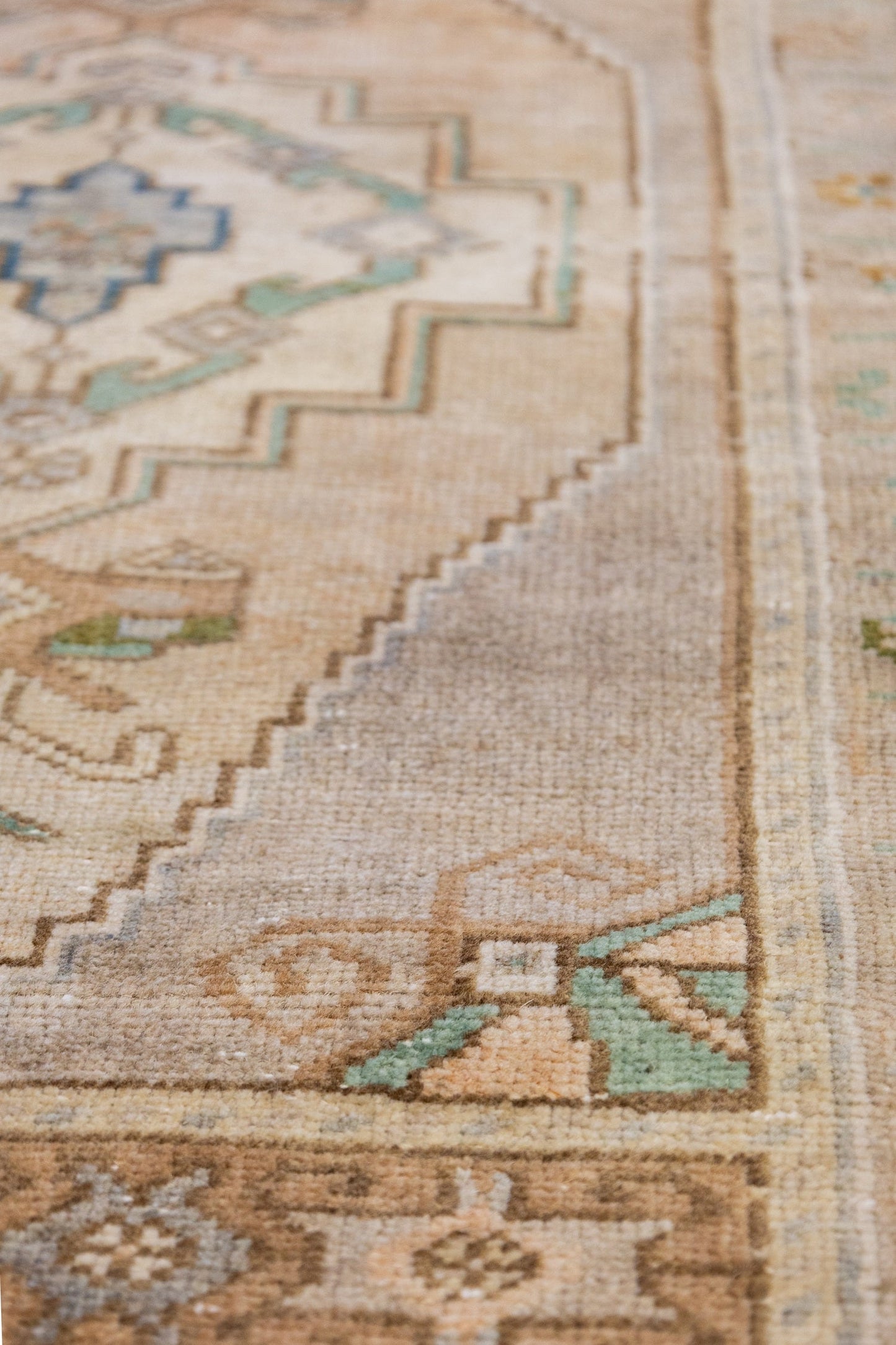 Vintage Yastik Handwoven Tribal Rug, J87278