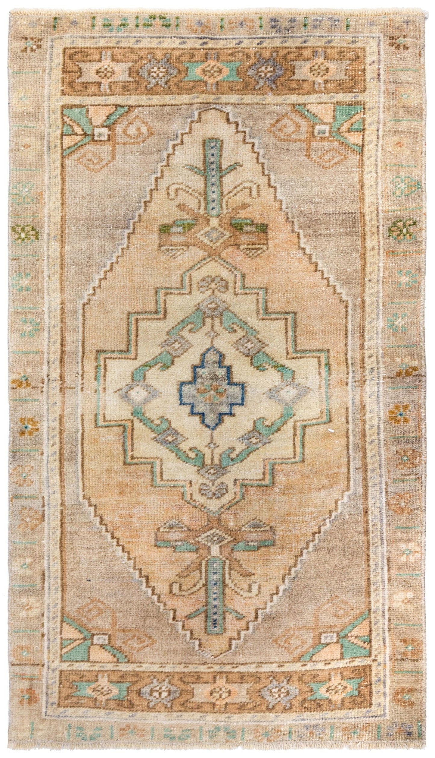Vintage Yastik Handwoven Tribal Rug